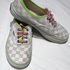 Custom Checkered Vans